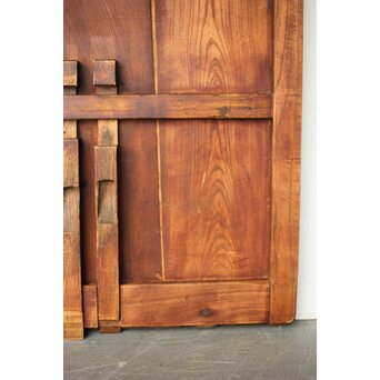 総欅格子蔵戸　W119 