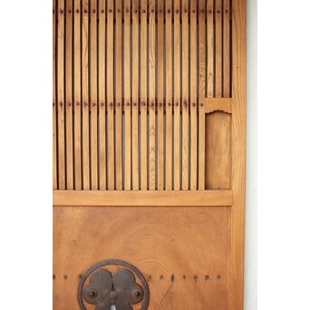 総欅格子蔵戸　W119 