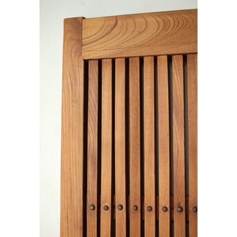 総欅格子蔵戸　W119 