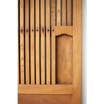 総欅格子蔵戸　W119 