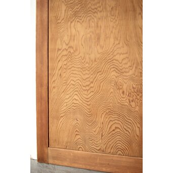 幅広 杉一枚板戸 2枚1組　B1051 