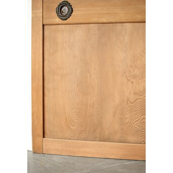 幅広 杉一枚板戸 2枚1組　B1051 