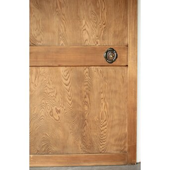 幅広 杉一枚板戸 2枚1組　B1051 