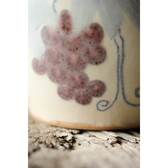 真葛香山 葡萄図 水指　P427 