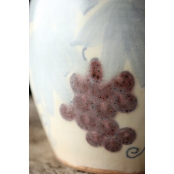 真葛香山 葡萄図 水指　P427 