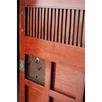 ガラス入 格子蔵戸　W120 