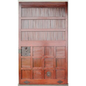 ガラス入 格子蔵戸　W120