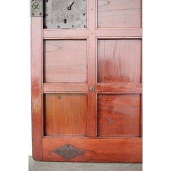 ガラス入 格子蔵戸　W120 