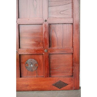 ガラス入 格子蔵戸　W120 