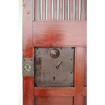 ガラス入 格子蔵戸　W120 