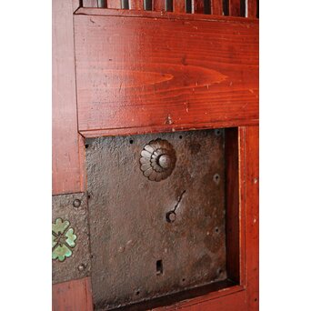 ガラス入 格子蔵戸　W120 