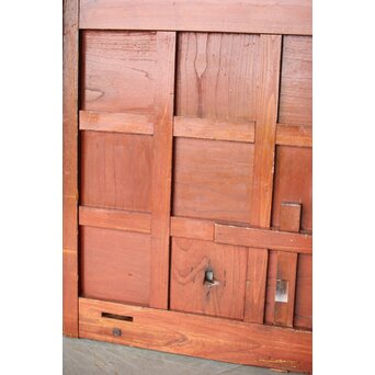 ガラス入 格子蔵戸　W120 