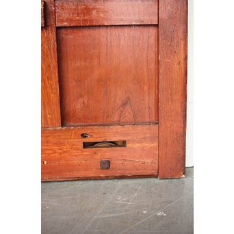 ガラス入 格子蔵戸　W120 