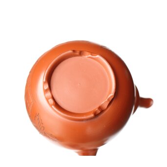 常滑 吉川雪堂作 壺堂刻 合作 朱泥細密彫急須 皇太子殿下御成婚記念　P428 