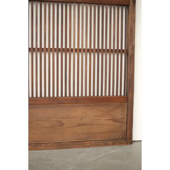 2分割クリアガラス格子戸　L1107 