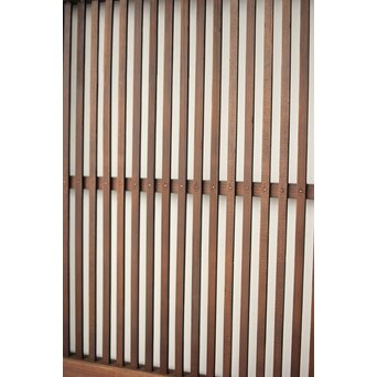 2分割クリアガラス格子戸　L1107 