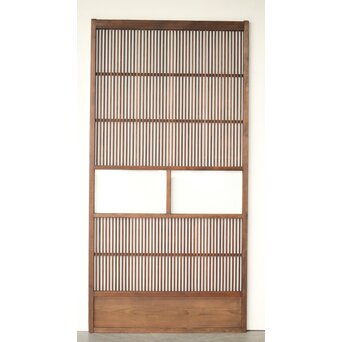 2分割クリアガラス格子戸　L1107