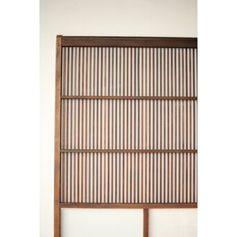 2分割クリアガラス格子戸　L1107 