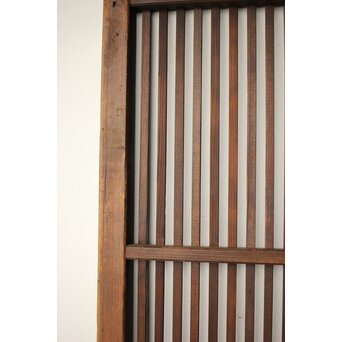 2分割クリアガラス格子戸　L1107 