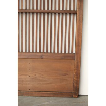 2分割クリアガラス格子戸　L1107 