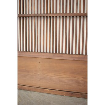 2分割クリアガラス格子戸　L1107 