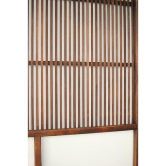 2分割クリアガラス格子戸　L1107 