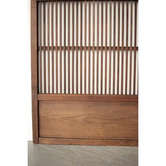 2分割クリアガラス格子戸　L1107 