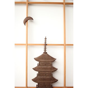 奈良風景 五重塔と鹿 書院 2枚1組　R0364 