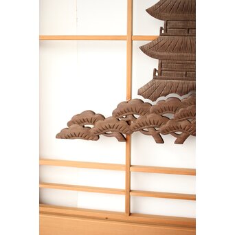 奈良風景 五重塔と鹿 書院 2枚1組　R0364 