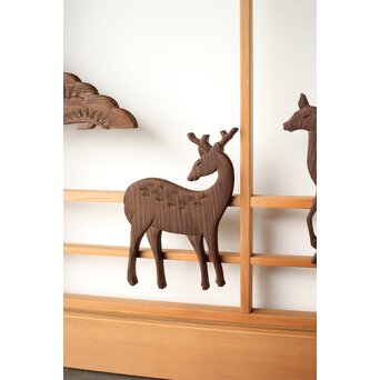 奈良風景 五重塔と鹿 書院 2枚1組　R0364 