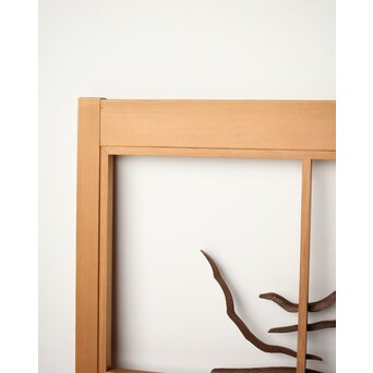 奈良風景 五重塔と鹿 書院 2枚1組　R0364 障子を貼る面ですね