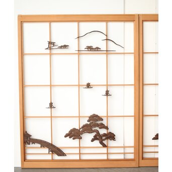 奈良風景 五重塔と鹿 書院 2枚1組　R0364 