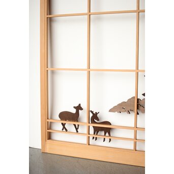 奈良風景 五重塔と鹿 書院 2枚1組　R0364 