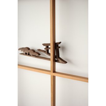 奈良風景 五重塔と鹿 書院 2枚1組　R0364 