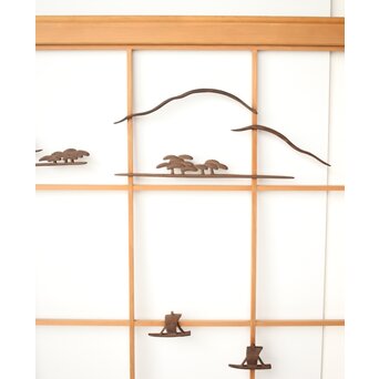 奈良風景 五重塔と鹿 書院 2枚1組　R0364 