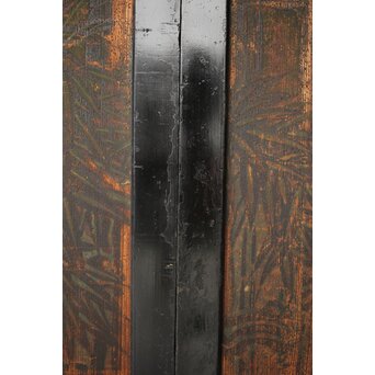 竹松板絵 砂ずり一枚板建具 2枚1組　B1052Y 