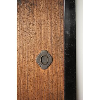 竹松板絵 砂ずり一枚板建具 2枚1組　B1052Y 