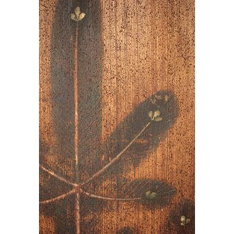 竹松板絵 砂ずり一枚板建具 2枚1組　B1052Y 