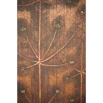 竹松板絵 砂ずり一枚板建具 2枚1組　B1052Y 