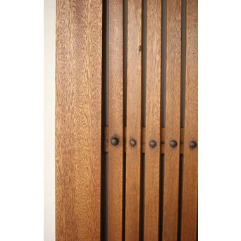 ラワン巾着格子蔵戸　W121Y 