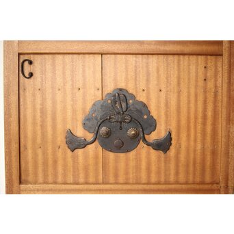 ラワン巾着格子蔵戸　W121Y 