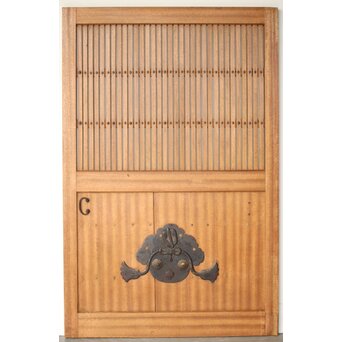 ラワン巾着格子蔵戸　W121Y