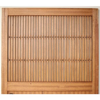 ラワン巾着格子蔵戸　W121Y 