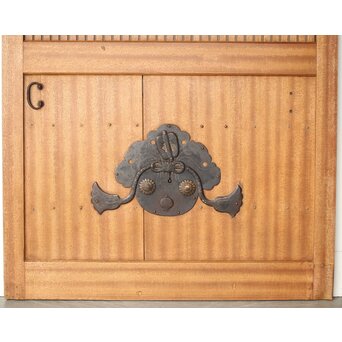 ラワン巾着格子蔵戸　W121Y 