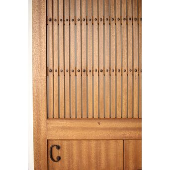 ラワン巾着格子蔵戸　W121Y 