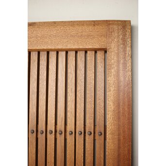 ラワン巾着格子蔵戸　W121Y 