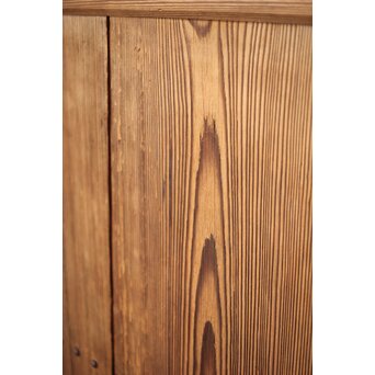 幅広格子蔵戸　W122YD 木目が際立ちます