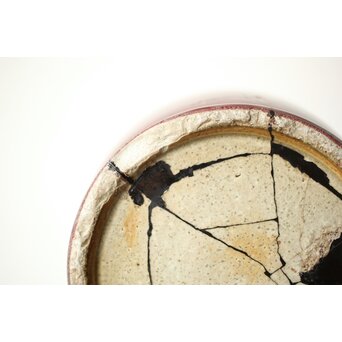 唐物 窯変/辰砂/郎窯/紅釉 大瓶　P430 