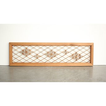 中型ガラス入組子欄間　R0365