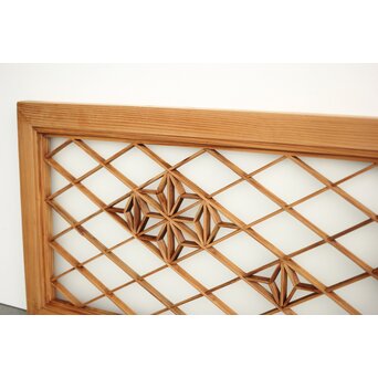 中型ガラス入組子欄間　R0365 